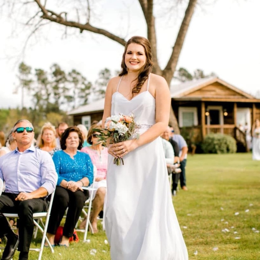 Mori Lee Formal Bridesmaid Spaghetti Strap Dress